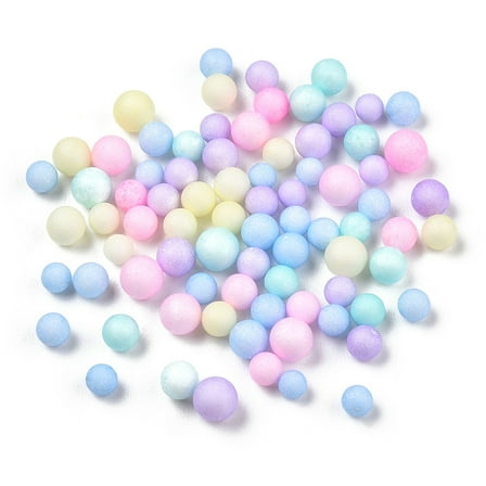 Small Craft Foam Balls Round for DIY Wedding Holiday Crafts Making Mixed color 2.5~3.5mm