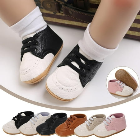 kakina CMSX Baby Boys Girls Casual Soft Sole Shoes Infant Moccasins Oxford Loafers Flat Sports Shoes Anti-Slip Toddler Walking Dress Shoes 12-18 Months