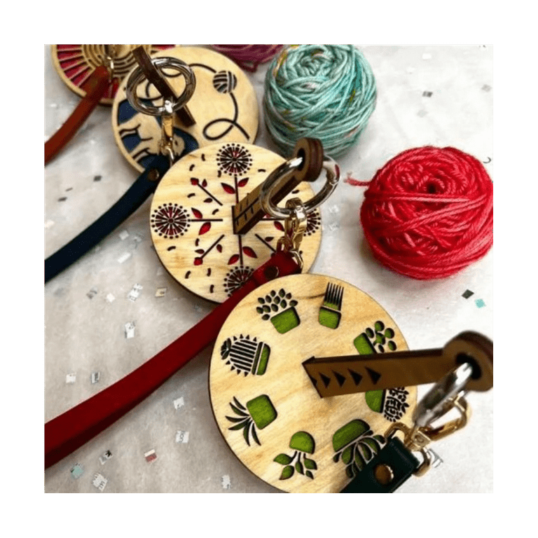 Wooden Portable Wrist Yarn Holder Handmade For Knitting Crochet Yarn Wooden Bowl  Organizer Sewing Supplies Gift DIY Accessories - AliExpress