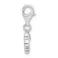 thumbnail image 2 of Sterling Silver Gold-tone Hello Kitty Enamel & Crystal Lobster Clasp Charm Pendant, 2 of 4
