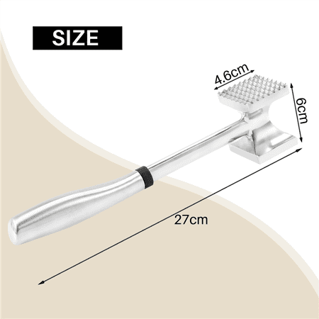 

Meat Tenderizer Aluminum Alloy Meat Hammer Kitchen Meat Mallet Non-SLIP Grip Meat Tenderizer Hammer Meat Tenderizer Tool