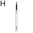 thumbnail image 3 of QHUDLV Magnetic PH2 Impact Driver Bit Set ,Non‑Slip Rugged Screwdriver Bits ,High Strength Carbon Steel Multiple Sizes Efficient Work, 3 of 8