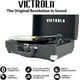 thumbnail image 4 of Victrola Vintage Tocadiscos portátil Bluetooth de 3 velocidades con altavoces incorporados | Sonido de audio del tocadiscos mejorado | Azul ahumado, número de modelo: VSC-550BT-SMB, 4 of 5