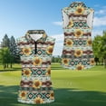 thumbnail image 5 of Jeiento Couples Matching Golf Shirts Sunflower Aztec Quick Dry Men's Short Sleeve Shirts & Women's Sleeveless Tank Top 2 Piece Golf Outfit Set for Tennis, Hiking, Outdoor Sports, 5 of 7