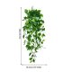 thumbnail image 3 of Adorno de pared verde artificial, adorno de pared con flores de plástico, decoración de pared verde artificial, arte de pared con plantas de hojas grandes, decoración fácil para el hogar,, 3 of 9