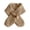 ZB-Khaki, variant on Splozh Winter Scarf for Girls Cute Rabbit Plush Children's Scarf Autumn and Winter Cartoon Simple Christmas Warm Scarf Black,One Size