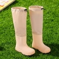 thumbnail image 4 of Krdevn Kids Knee High Rain Boots Waterproof Rubber Pull On Outdoor Boots for Play,2.5-3 Years, 4 of 5