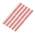 thumbnail image 2 of Terminal de tubo aislado 100PCS Terminal de tubo redondo aislado Conector de crimpado de cobre para cable eléctrico 8AWG E10-12, 2 of 8