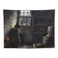 thumbnail image 5 of Orinice Barrels Window Person Tapestry Wall Hanging Unique Style Graphic Tapestries Home Decor 40x30inch, 5 of 6
