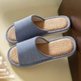 thumbnail image 2 of SAWOBUUN Women Cloth Slippers Non Slip Open Toe Soft Sole Home Slippers Breathable Lightweight Summer Home Shoes, 2 of 5
