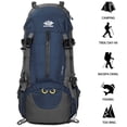 thumbnail image 2 of Mochila Esup para Camping y Senderismo 50L con Funda Impermeable para Hombre Azul, 2 of 7