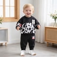 thumbnail image 2 of Gerichy Toddler Baby Boy Clothes Fall Winter Outfits 6 12 18 24 Months 2T 3T 4T Long Sleeve Dinosaur Sweatshirts Tops+Pants Set 2 Piece, 2 of 5