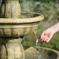 thumbnail image 2 of 31.5x31.5x29.5" Classic 3-Tier Garden Water fountain, Outdoor Polyresin Freestanding Fountain, 2 of 6