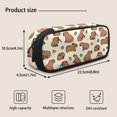 thumbnail image 6 of KUIFORTI Brown Capybara Bookbag with Lunch Box Kid Backpack Set 4Pcs Boys School Bag Pencil Pouch Water Bottle Sleeve Suitable for Elementary Primary Middle School, 6 of 7