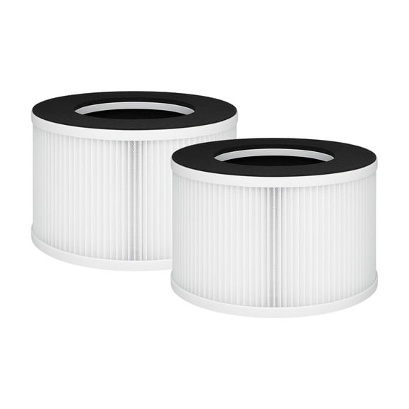 Nispira 4-in-1 True HEPA Replacement Filters Compatible with Tredy Air Purifier TD-1500, 2 Pack
