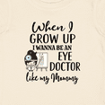 thumbnail image 4 of Inktastic Future Eye Doctor Like Mommy Optometrist Girls Baby T-Shirt, 4 of 5