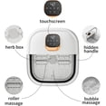 thumbnail image 2 of Collapsible Foot Spa Bath Massager with Heat, Bubbles, Red Light & Massage Rollers, Complete Pedicure Spa Kit with 8 Tools, Portable and Foldable Foot Soak Tub for Home Use, 2 of 8
