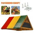 Fyrome 52" x 90" Swing Set Replacement Tarp for Play Set Outdoor, Multi
