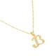 thumbnail image 1 of Dije Inicial Letra B Ametrinaa con Zirconias Cadena Chapa Oro 18K MPDC0004-B, 1 of 5