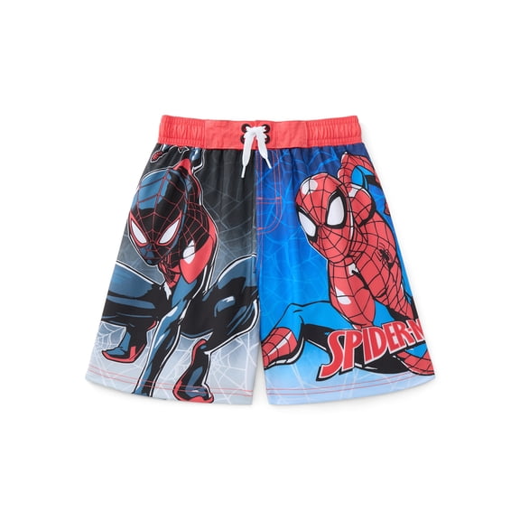 Marvel Boys Spider-Man Swim Trunks, Sizes 4-12