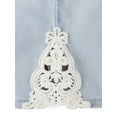 thumbnail image 2 of The Children's Place Girls Crochet Capri Jeans, Sizes 4-16, 2 of 3