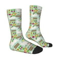 thumbnail image 4 of Yiaed Rabbit And Carrot Print Great elasticity Crew Socks Sports socks for Men and Women, 4 of 5