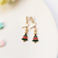 thumbnail image 1 of Pendientes sencillos y bonitos de estilo navideño sin agujeros para las orejas, estilo fresco, para estudiantes y niños, estilo corto, con clip para las orejas, 1 of 4