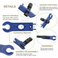 thumbnail image 5 of Juego de herramientas de crimpado solar para cables fotovoltaicos de paneles solares de 2,5/4/6 mm², 6 pares de conectores solares + Schraubenschlüssel + 1 pieza AWG26-10 mc-4 de, 5 of 5
