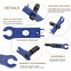 thumbnail image 5 of Juego de herramientas de crimpado solar para cables fotovoltaicos de paneles solares de 2,5/4/6 mm², 6 pares de conectores solares + Schraubenschlüssel + 1 pieza AWG26-10 mc-4 de, 5 of 5