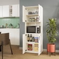 thumbnail image 2 of Mueble Alacena Maderkit Practimac tablero de aglomerado blanco, 2 of 6