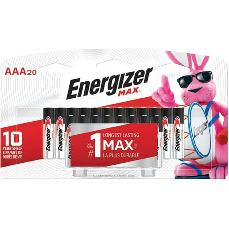 Energizer 20pk MAX Alkaline AAA Batteries