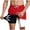 #302-Red, variant on Men's Quick Dry Swim Trunks with Compression Liner and Palm Print Navy XXXL Big & Tall Gifts for Father