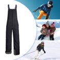 thumbnail image 5 of Mono de esquí para adultos Pantalones de snowboard Pantalones de abrigo de esquí unisex (L para niños) Negro Monos de abrigo de esquí, 5 of 5