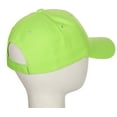 thumbnail image 2 of Daxton Classic Baseball Hat Custom A to Z Initial Team White Neon Orange Letter, Lime Cap, Letter D, 2 of 2