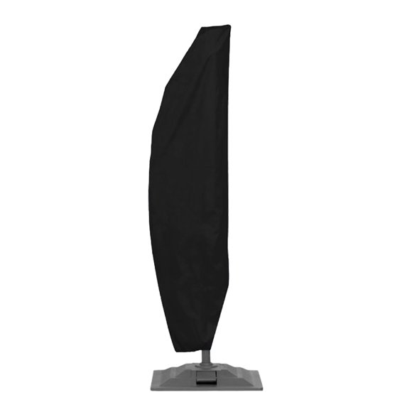 KNOX Umbrella Cover for Protective Storage 10' Ft Hanging Umbrella Offset Black Color