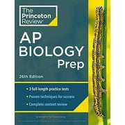 College Test Preparation: Princeton Review AP Biology Prep, 26th Edition : 3 Practice Tests + Complete Content Review + Strategies & Techniques (Paperback)