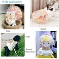 thumbnail image 4 of Rainbow Butterfly Dog dresses for Small Dog girl Puppy Lace Tutu Princess Dress Cat outfit Pet Butterfly Costume for Kitten Chihuahua Yorkie Pomeranian, 4 of 6