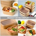 thumbnail image 5 of WAXIAYU 20Pcs Disposable Meal Prep Containers with Clear Lids - 500ml, 5 of 7