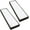 Ethereal White, variant on N'icePackaging 1 Qty Deluxe Ethereal White 16 Slot Bangle Foam Insert with Seal-Grey Leatherette Display Tray - Showcase/Travel/Jewelry Cases - 6 Colors - Standard Size 15" x 4.5" x 1.5"