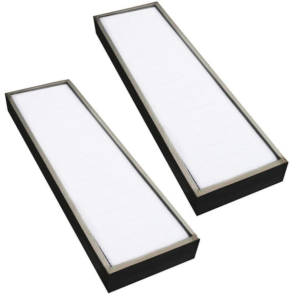 N'icePackaging 2 Qty Deluxe Ethereal White 16 Slot Bangle Foam Insert with Seal-Grey Leatherette Display Tray - Showcase/Travel/Jewelry Cases - 6 Colors - Standard Size 15" x 4.5" x 1.5"