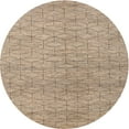 thumbnail image 1 of Ahgly Company Machine Washable Indoor Round Contemporary Dark Almond Brown Area Rugs, 4' Round, 1 of 7