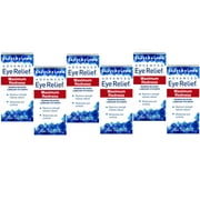 6 Pack - Advanced Eye Relief Maximum Redness, Redness Reliever Lubricant Eye Drops from Bausch & Lomb, for Dry Eyes & Redness Relief, 0.5 Fl Oz (15 mL)