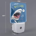 thumbnail image 2 of Uemuo Great White Shark Night Light, Night Lights Plug into Wall, Dusk to Dawn Sensor Warm White Led Night Light 0.5W-US, 2 of 9