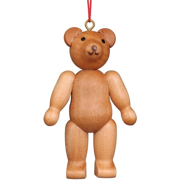 Alexander Taron 2.75" Beige and Brown Teddy Bear Collectible Christian Ulbricht Ornament