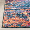 thumbnail image 3 of SAFAVIEH Evoke Frosina Abstract Area Rug, Navy/Orange, 6'7" x 9', 3 of 11