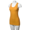thumbnail image 5 of A2Y Women's Basic Solid Soft Cotton Scoop Neck Racer-Back Tank Top, 5 of 6