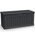 thumbnail image 5 of 260 Gallon XXL Outdoor Storage Deck Box Waterproof Resin Lockable Black for Cushions Garden Tools Pool Supplies, 5 of 6
