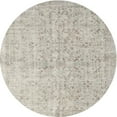 thumbnail image 1 of Ahgly Company Indoor Round Contemporary Rosy Brown Pink Abstract Area Rugs, 6' Round, 1 of 6