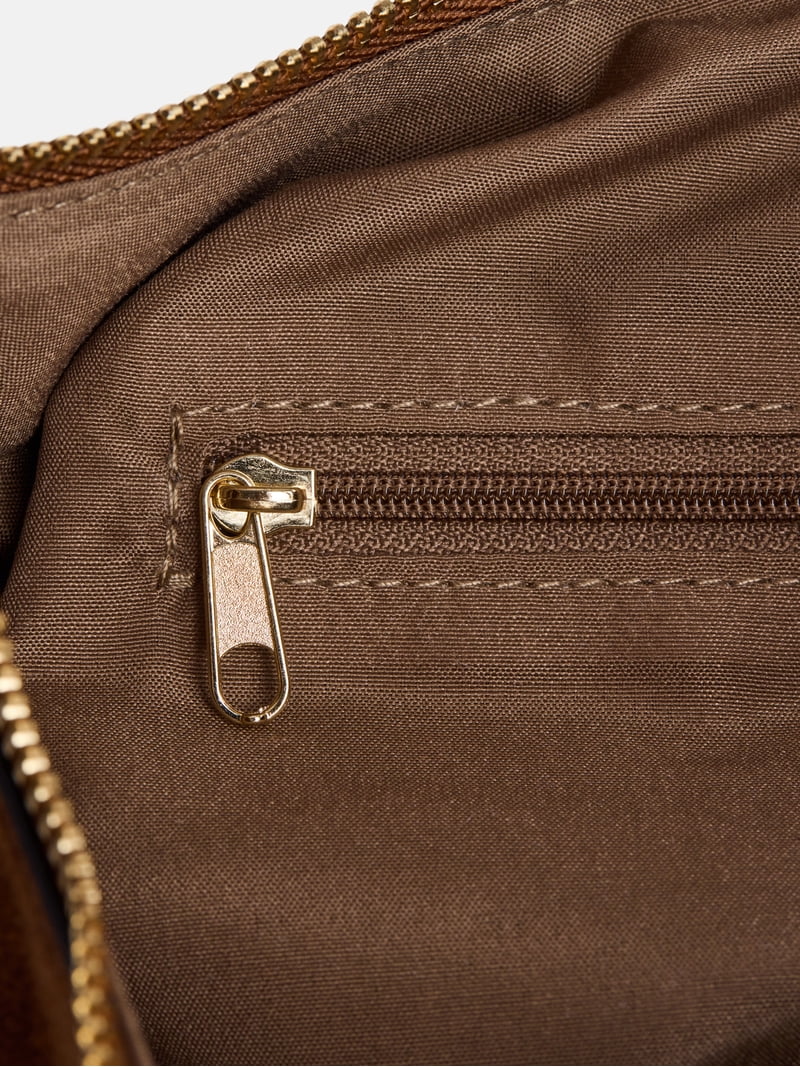 Scenario Women's Top Zipper Shoulder Bag, Autumn Brown - Walmart.com