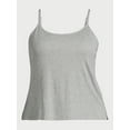 thumbnail image 2 of Joyspun Women's Ribbed Knit Sleep Camisole, Sizes S to 3X, 2 of 6